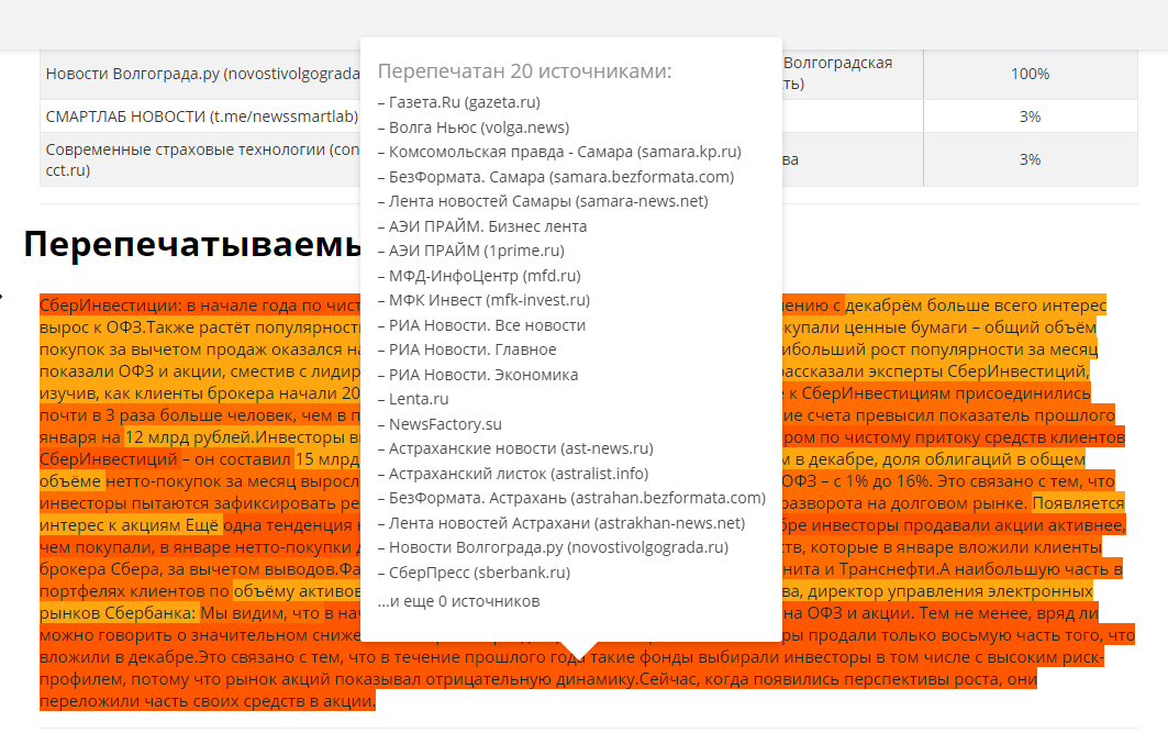 По данным СКАН-Интерфакс